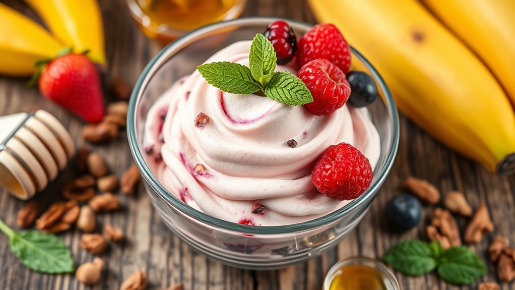 healthy homemade ice cream