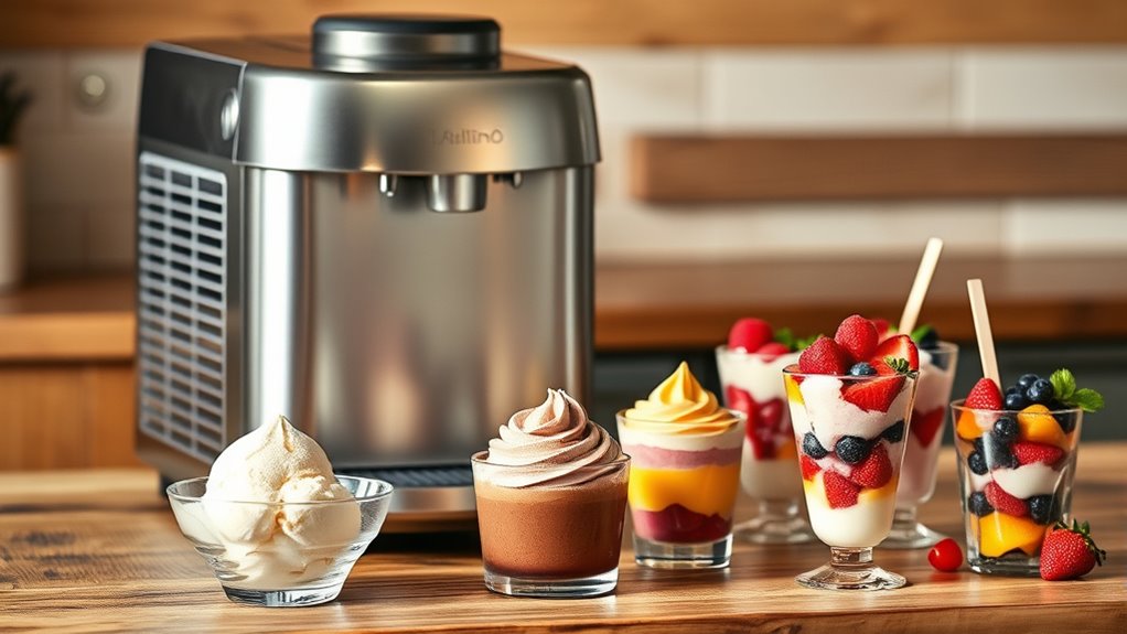 homemade creamy frozen delights