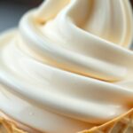 homemade soft serve ice cream