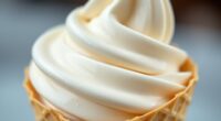 homemade soft serve ice cream