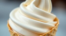 homemade soft serve ice cream