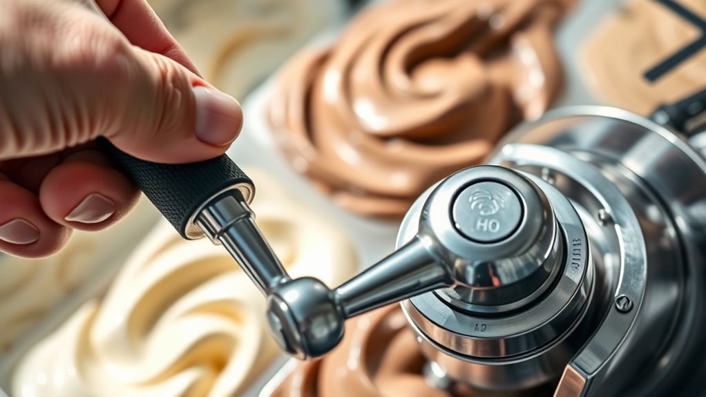 ice cream hardening techniques