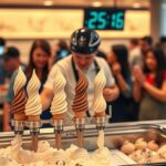 ice cream machine speed