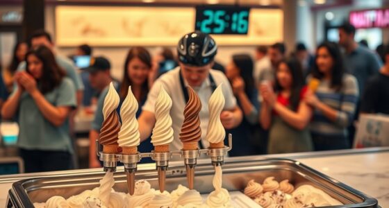 ice cream machine speed
