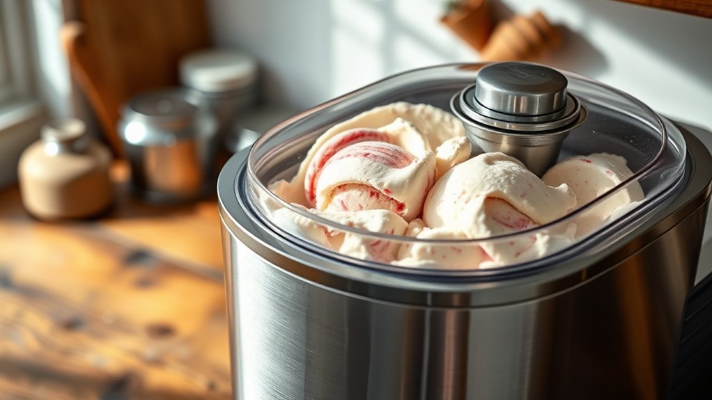 ice cream maker features