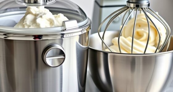 ice cream maker outperforms attachment