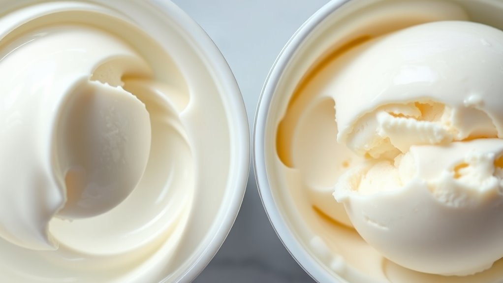 ice cream texture optimization