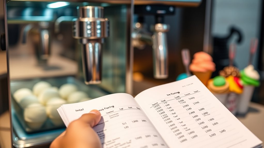 investment costs for ice cream machines
