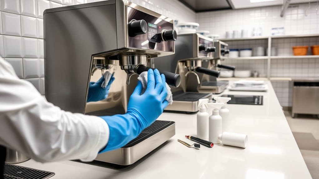 maintain clean equipment regularly