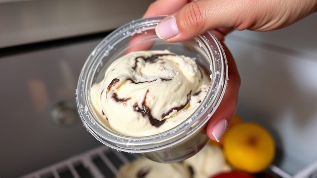 optimal homemade ice cream preservation