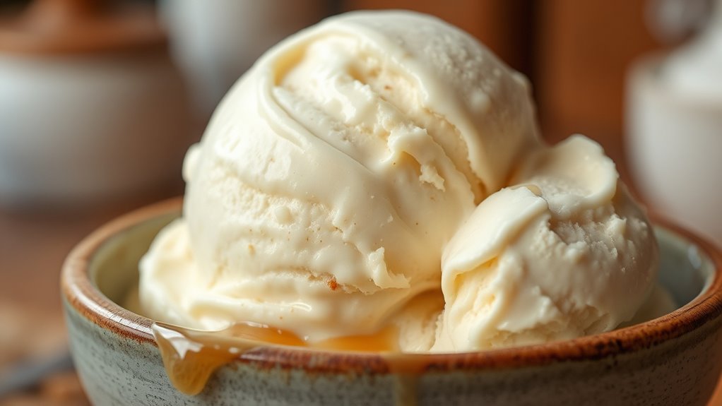 perfect creamy ice cream