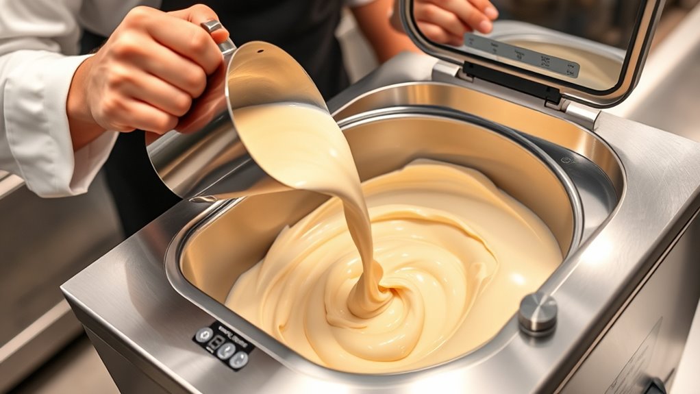 proper freezing consistency control