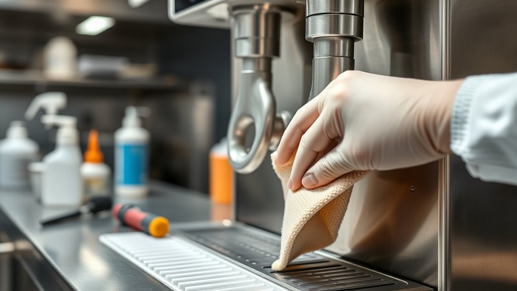 regular cleaning extends machine lifespan