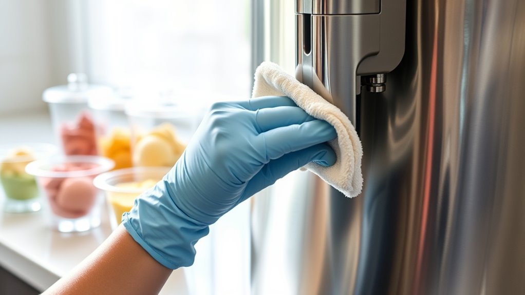 regular machine cleaning routine