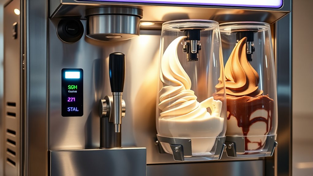 smooth customizable soft serve production