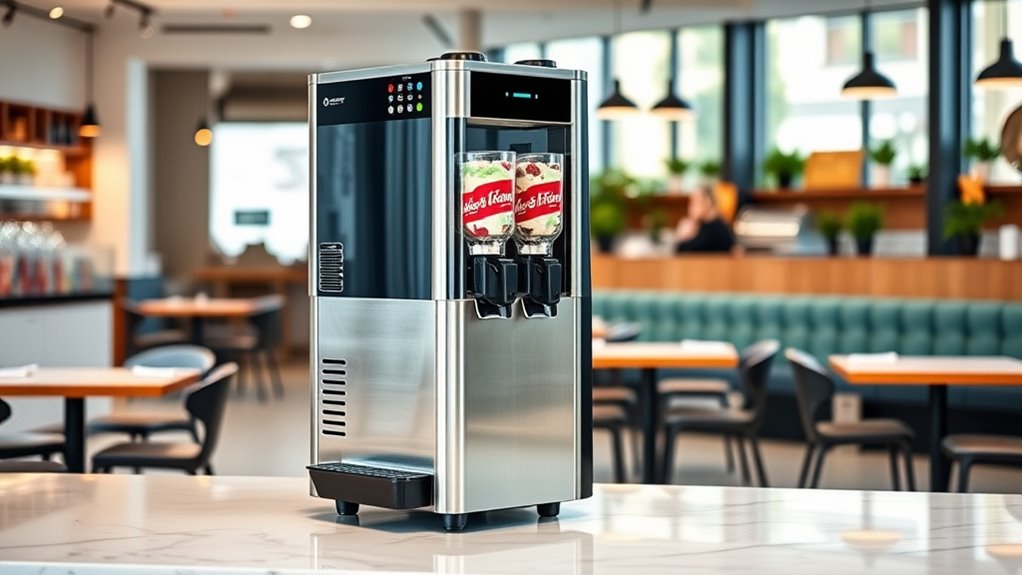 space saving versatile ice machines