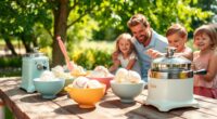 top hand crank ice cream makers