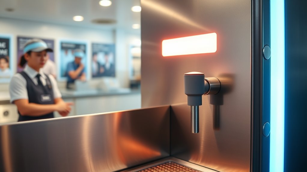 touchless hygienic efficient dispensing