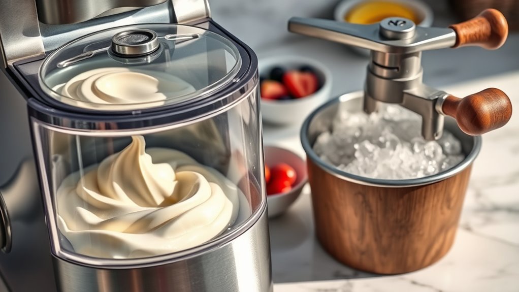 types of ice cream makers