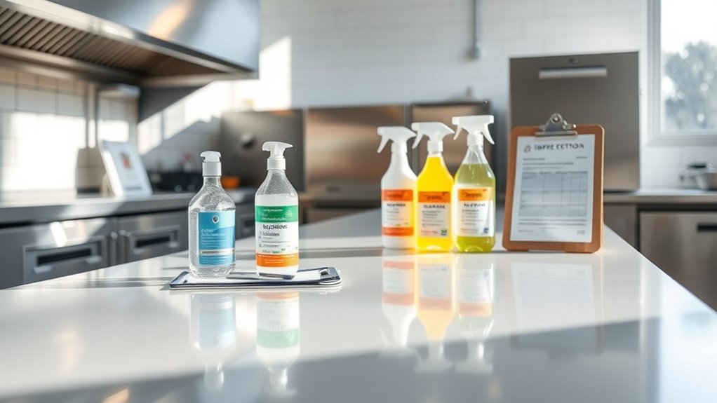use certified sanitizing products