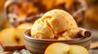 autumn spiced cider gelato