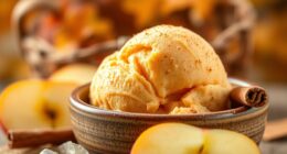 autumn spiced cider gelato