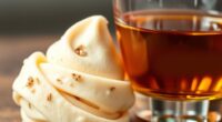 balanced whiskey and gelato