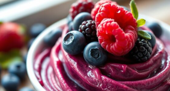 berry filled antioxidant gelato