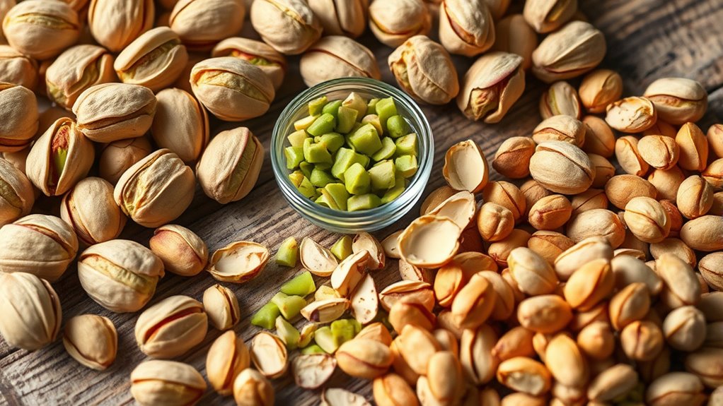 choosing pistachio form for gelato