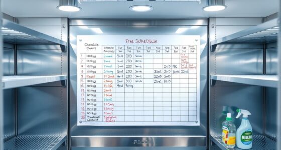 clean batch freezer regularly