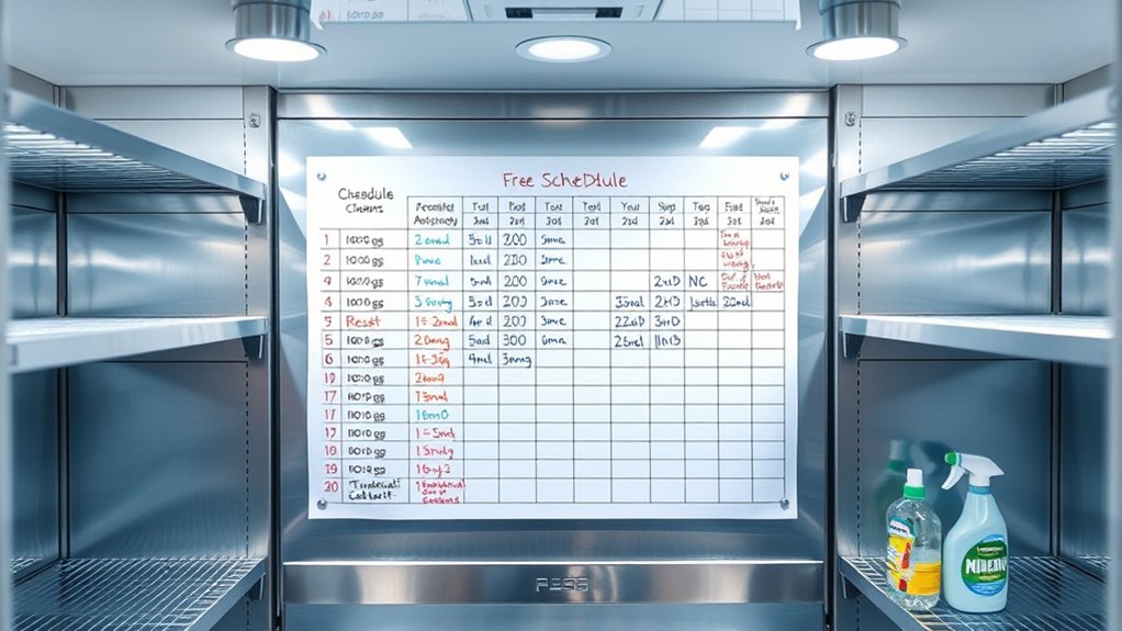 clean batch freezer regularly