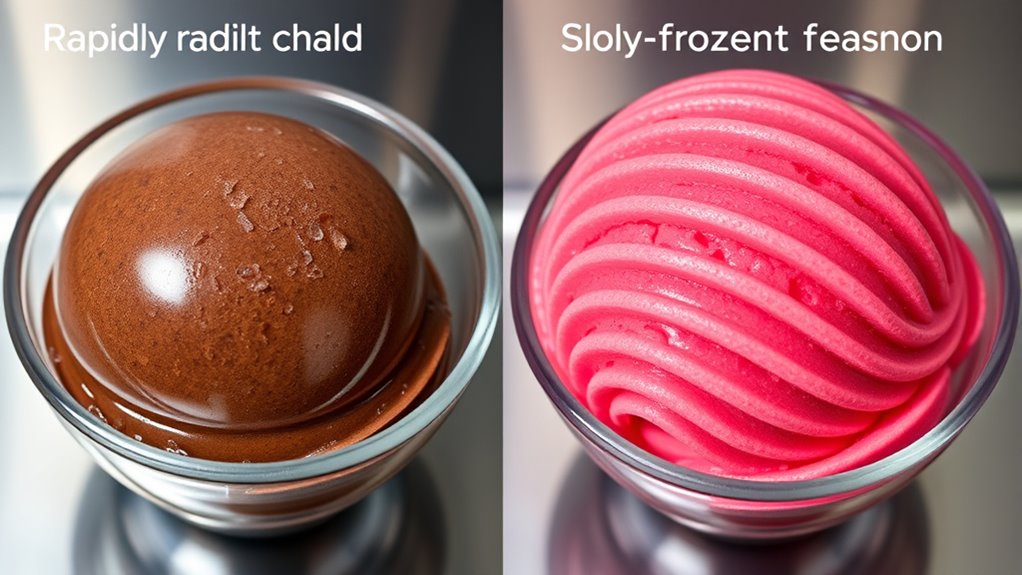 cooling method impacts texture
