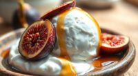 creamy greek yogurt gelato