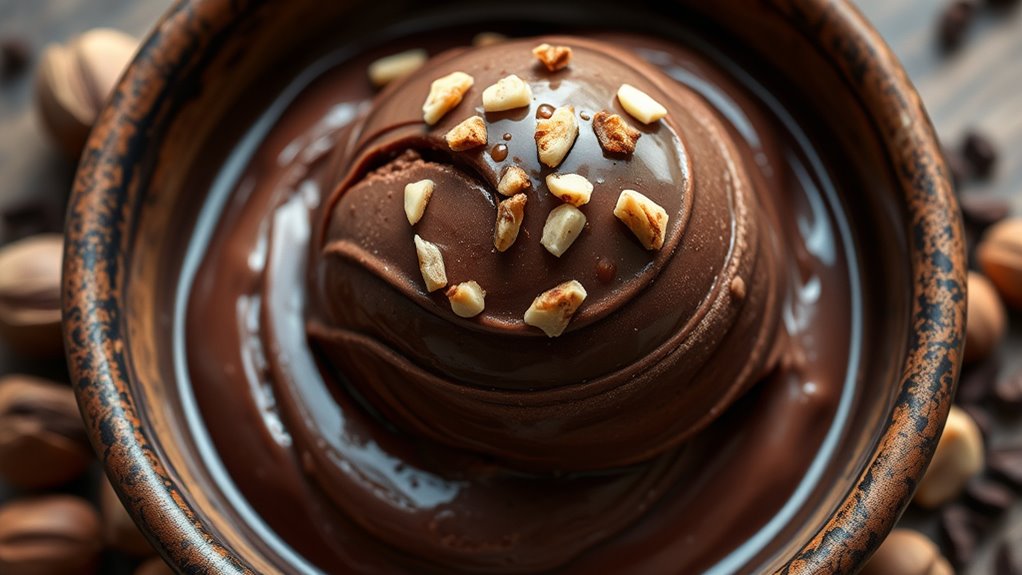 dairy free chocolate hazelnut gelato