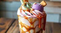 decorative gelato milkshakes