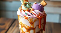 decorative gelato milkshakes