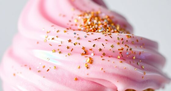 edible glitter in gelato