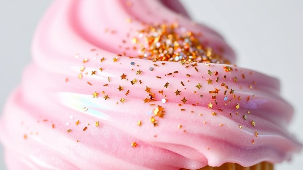 edible glitter in gelato