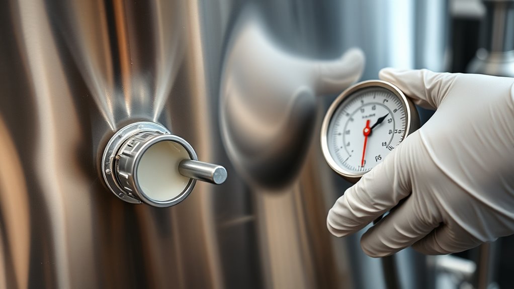 ensure proper milk handling