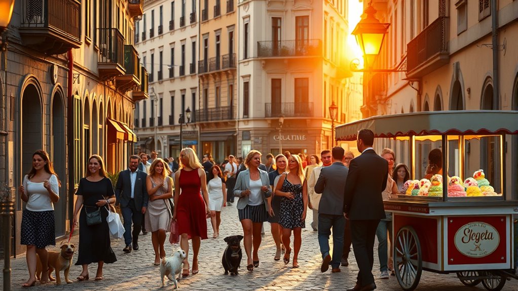 evening strolls community bonding