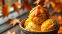 fall flavor ice cream