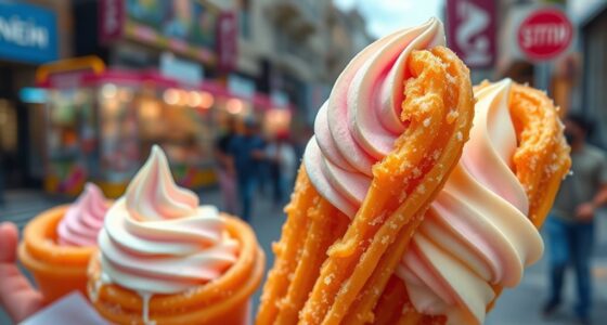 frozen gelato churros