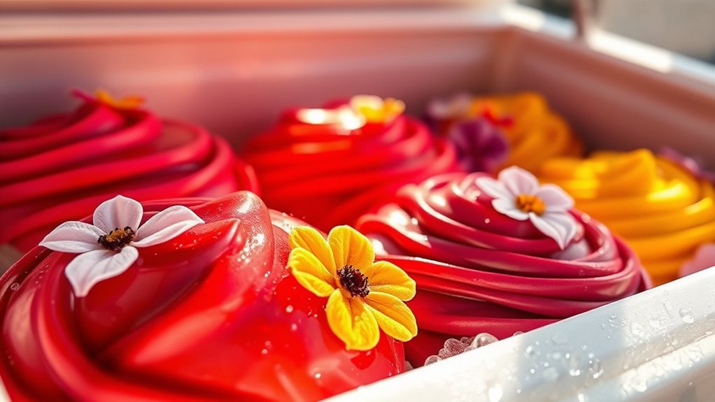 frozen summer gelato cakes