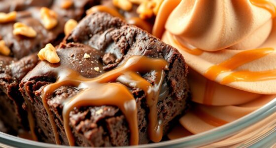 fudgy brownie gelato pairing