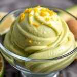 healthy vibrant lime gelato