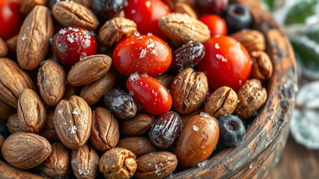 hidden water content in nuts