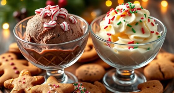 holiday cookie and gelato pairings