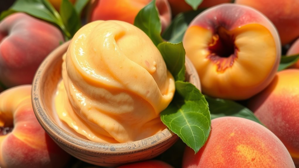 homemade peach gelato recipe