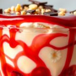 homemade spumoni gelato layers