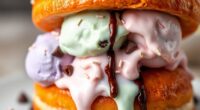 ice cream sandwich doughnuts